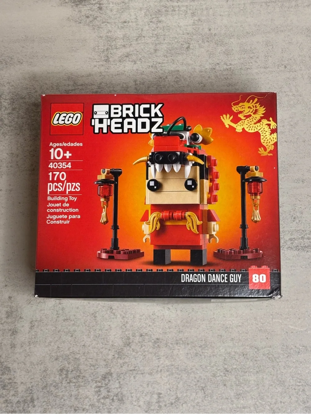 Lego BrickHeadz Dragon Dance Guy Set (#40354)